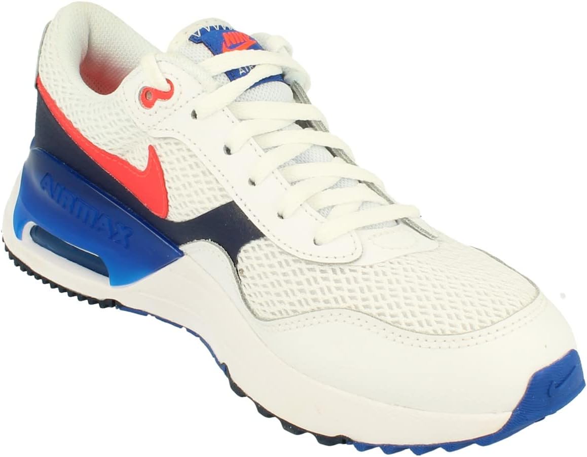 Кроссовки Nike Boys Air Max Systm, белый/красный/синий/ярко-красный — фото 4