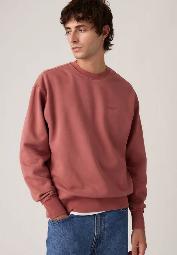 Оригинальная толстовка с круглым вырезом Levi'S, Garment Dye Roan Rouge