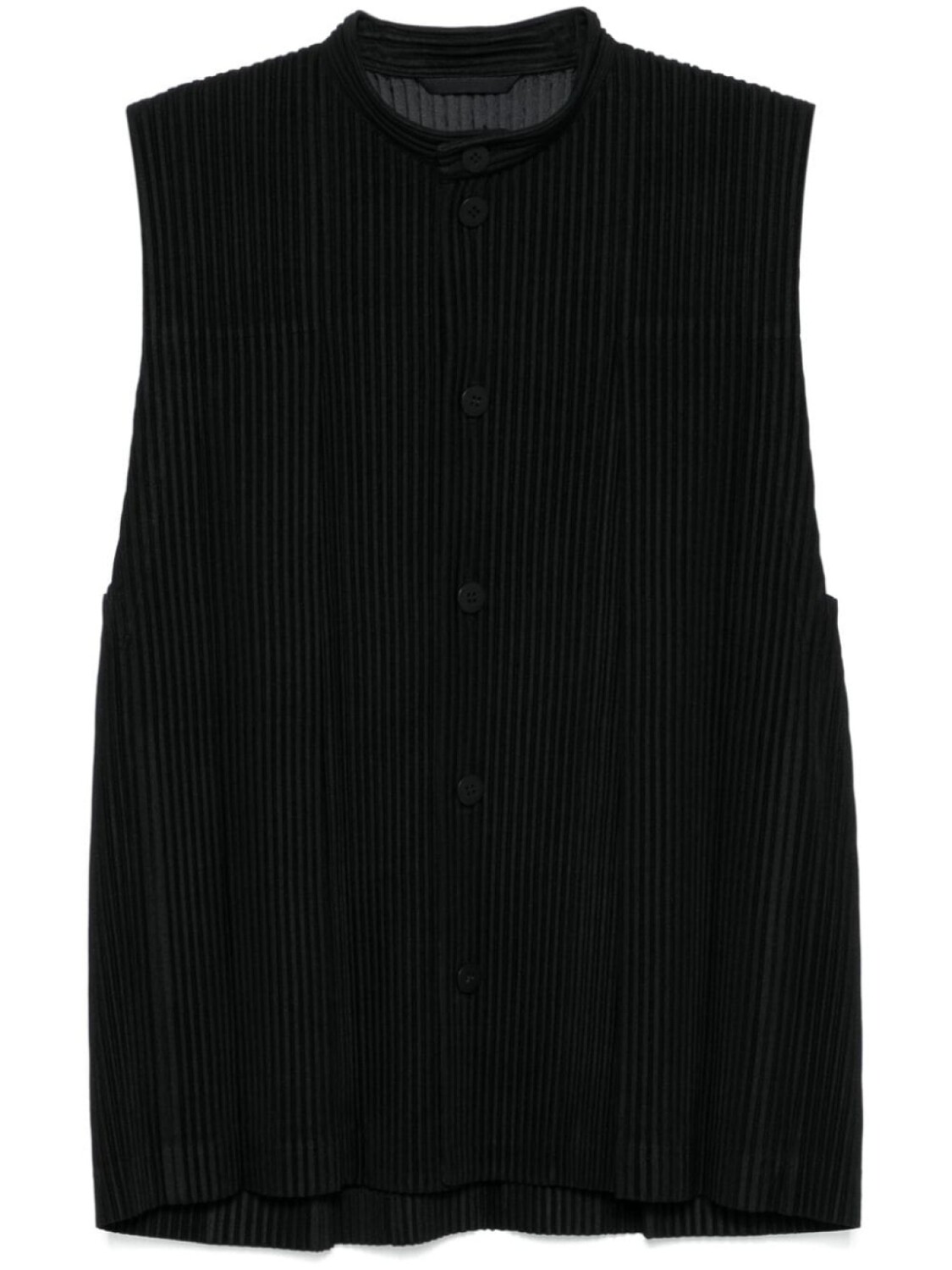 

Homme Plissé Issey Miyake плиссированный жилет, черный