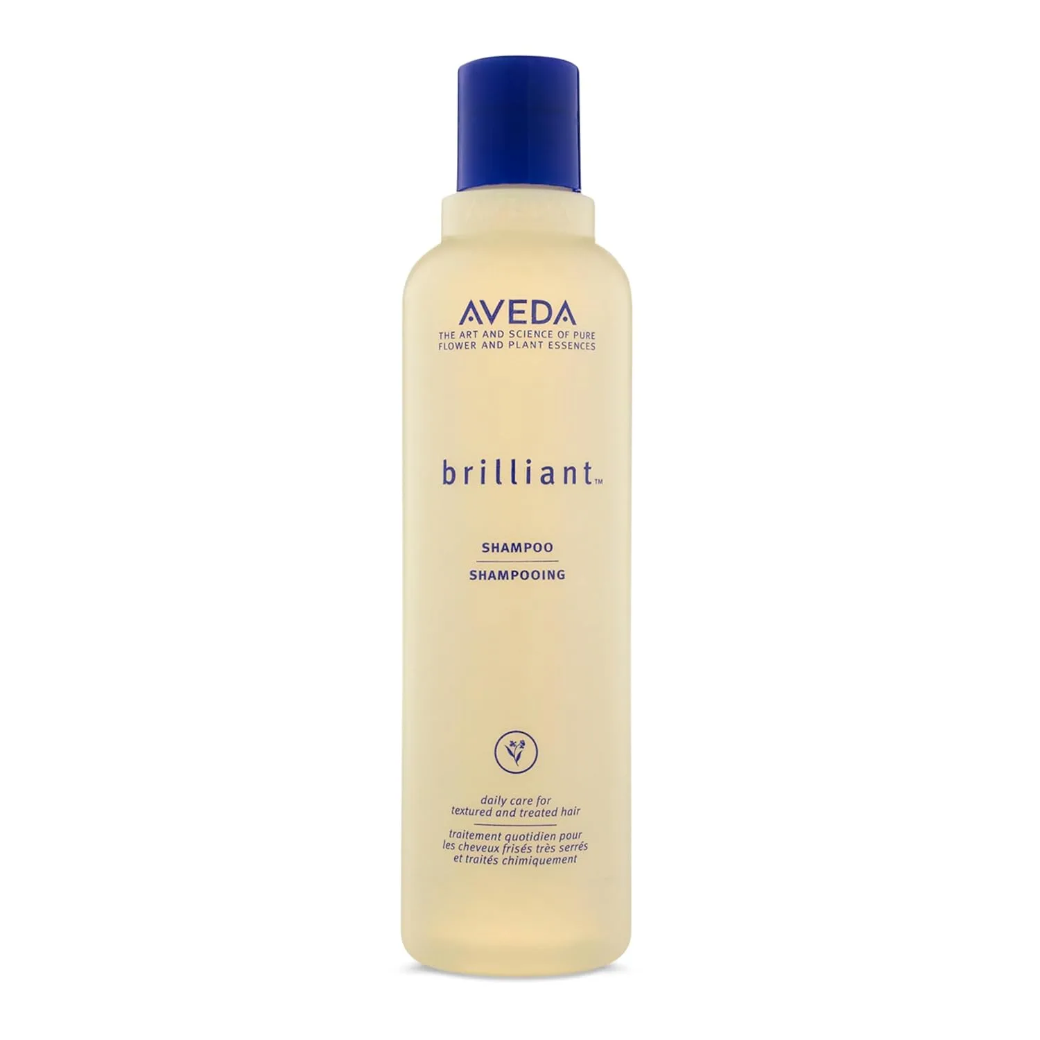Шампунь Aveda Brilliant | Придает блеск | Очищающий шампунь, удаляет остатки средств для укладки | Для всех типов волос | Аромат жасмина, розы и гвоздики | 240 мл