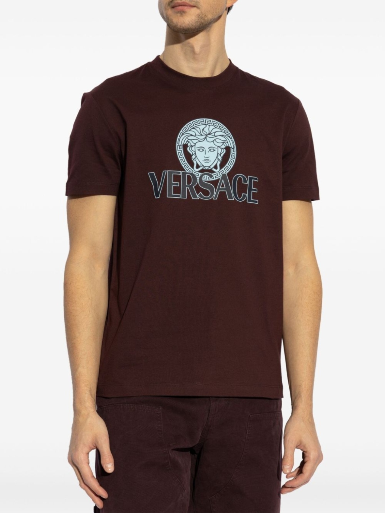 Versace футболка с принтом Medusa, красный — фото 3