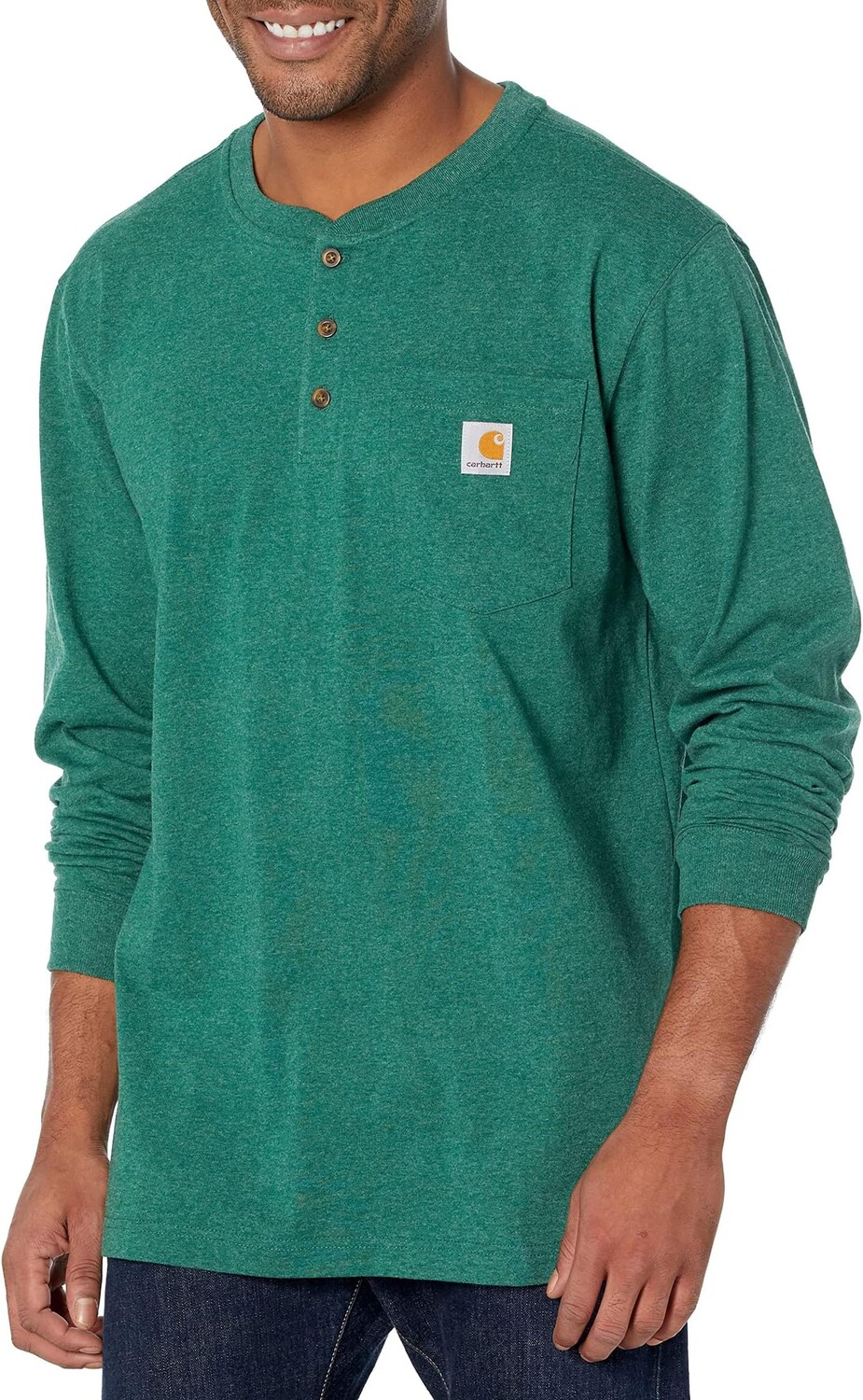 

Карман для спецодежды L/S Henley Carhartt, цвет North Woods Heather