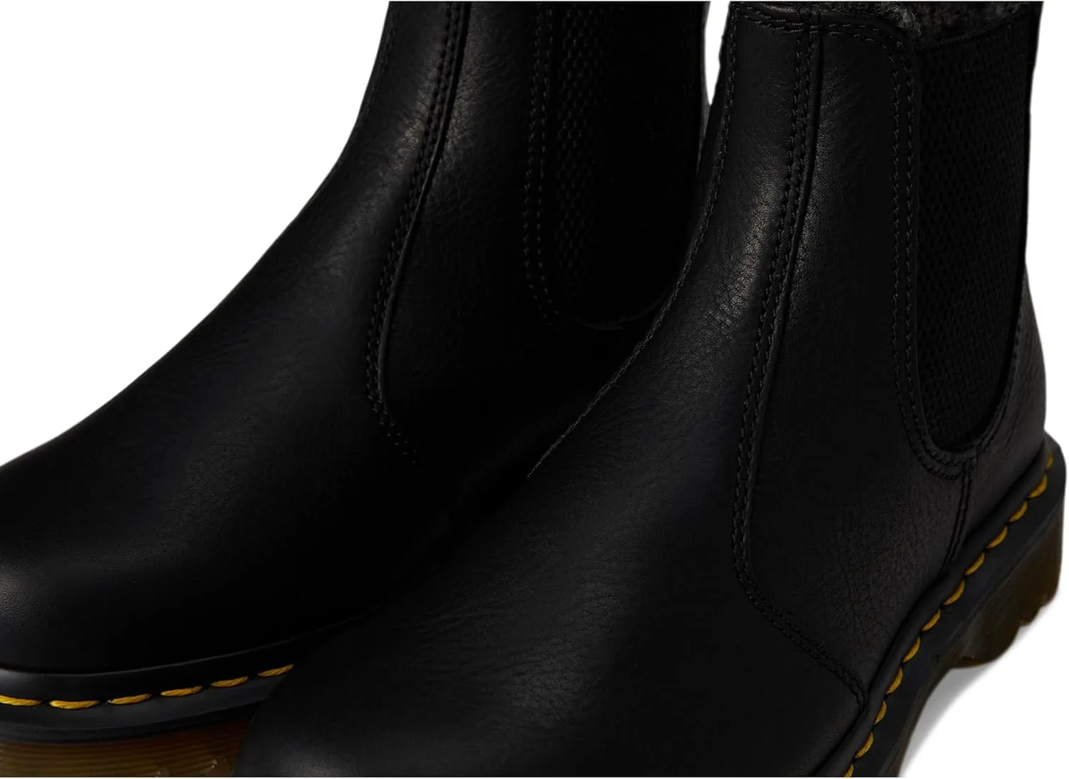 Мужские ботинки Dr. Martens 2976 Warmwair из кожи Grizzly Chelsea, черный — фото 2