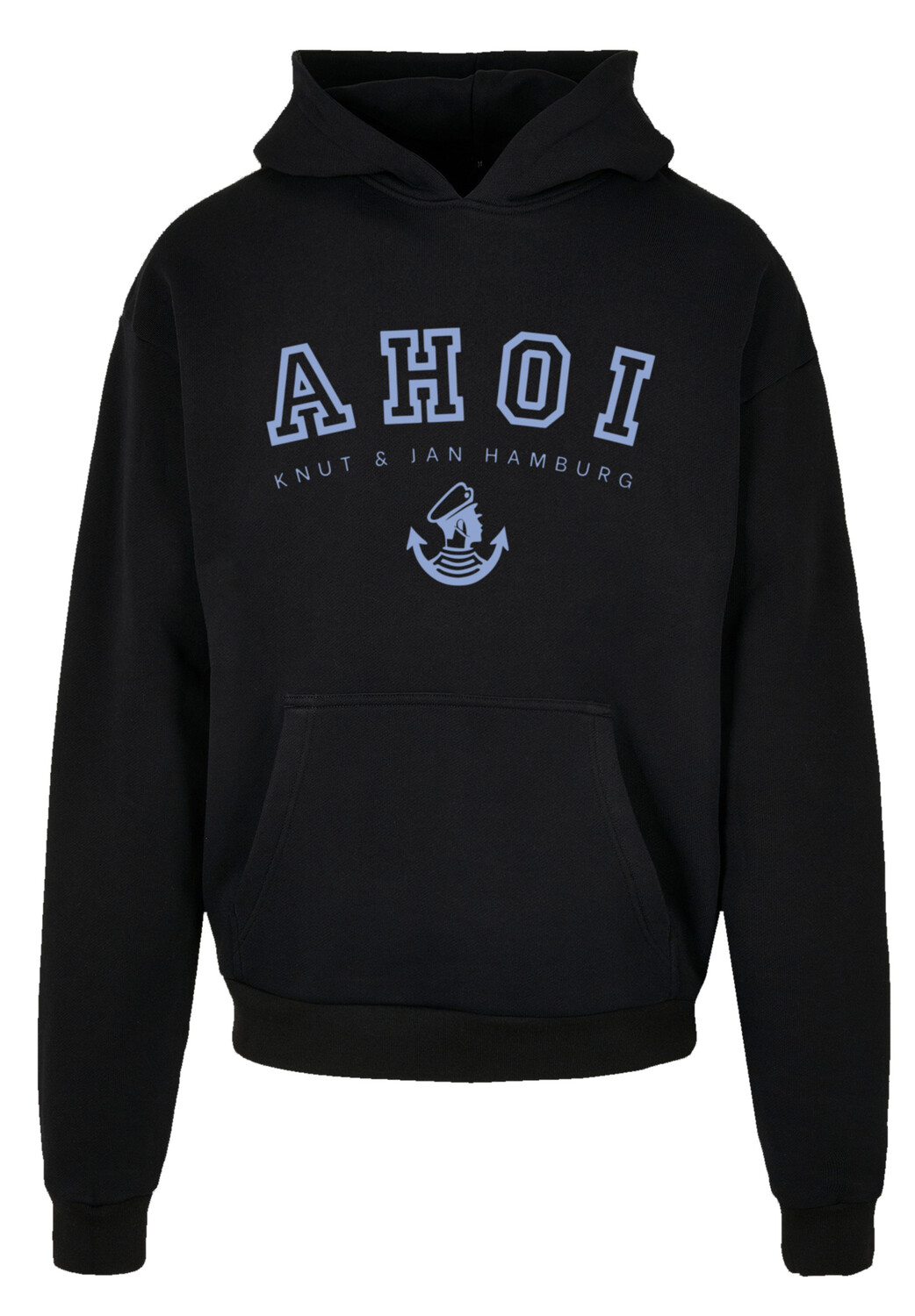 

Пуловер F4NT4STIC Hoodie Hoodie Ahoi Knut & Jan Hamburg, черный