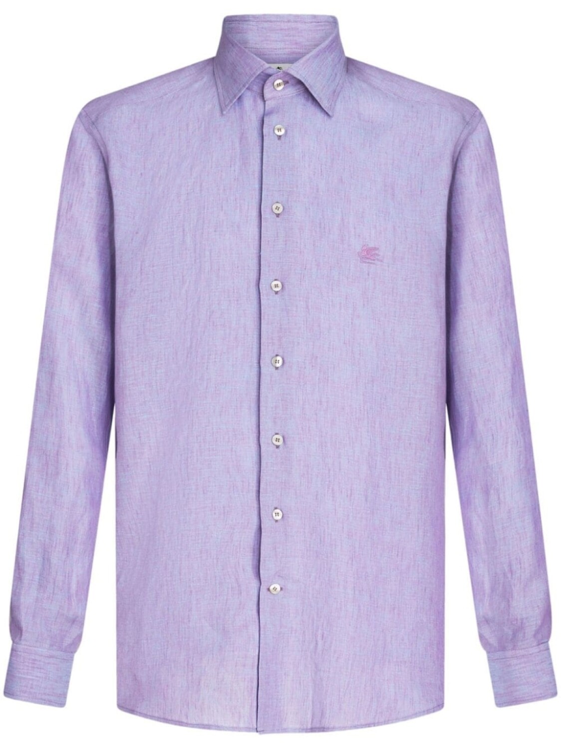 

ETRO рубашка с вышивкой Pegaso, фиолетовый