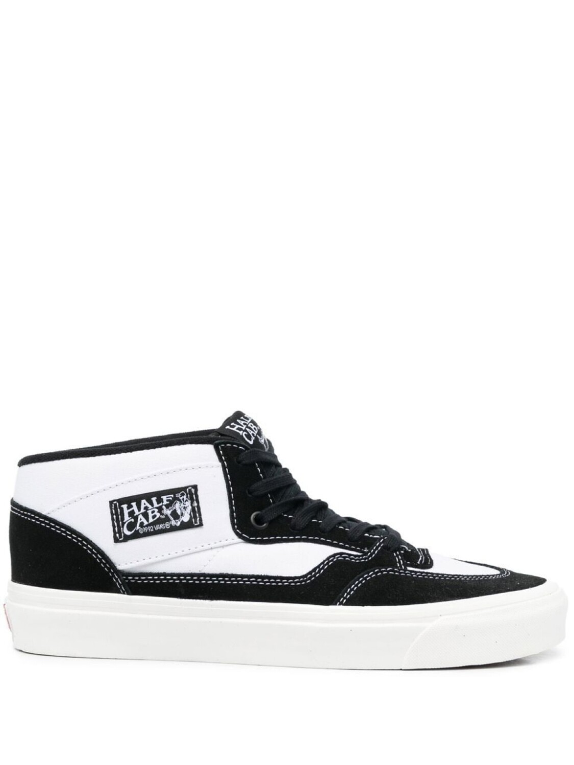 Vans высокие кеды со вставками, черный