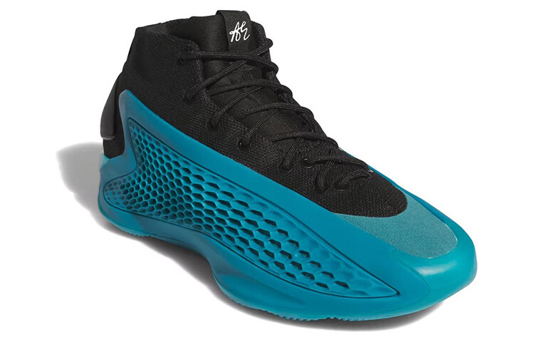 Мужские баскетбольные кроссовки adidas A.E. 1, Голубовато-черный — фото 3