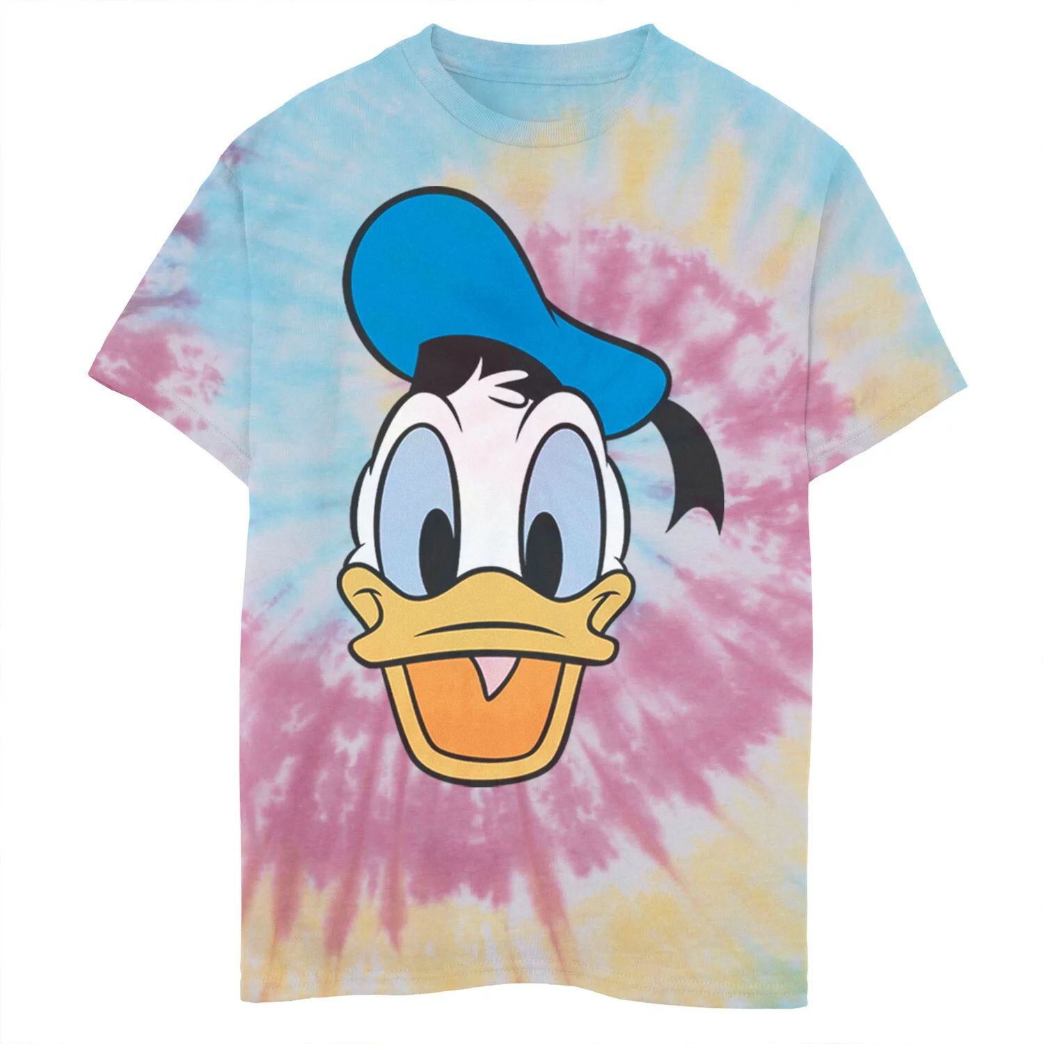 

Футболка с рисунком Tie Dye Big Face для мальчиков 8–20 лет Disney «Микки и друзья Дональд» Disney