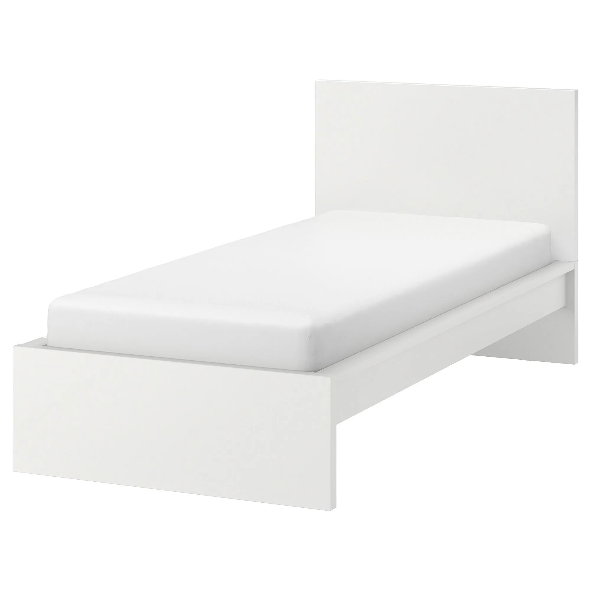 

Односпальная кровать, белая, 90x200 см, MALM/LÖNSET IKEA