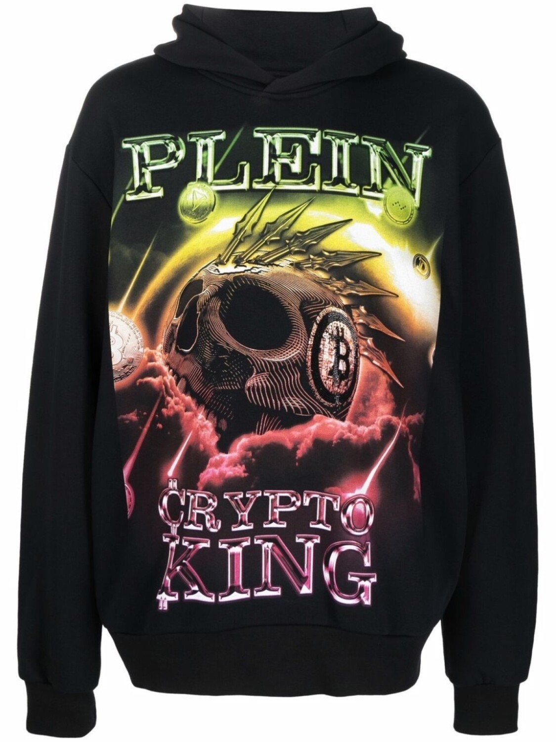 

Philipp Plein худи Crypto King, черный