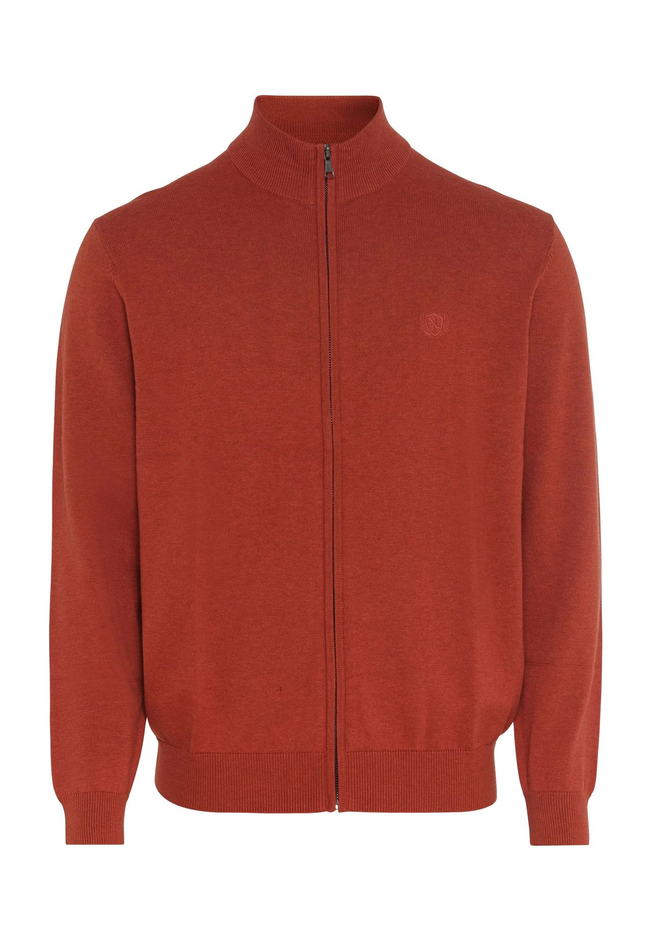 

Кардиган, воротник стойка, хлопок, мужской DUNMORE, цвет 2 Red Marl