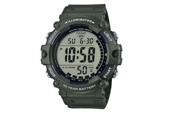 

CASIO Мужские молодежные черные часы AE1500WHX-3AV