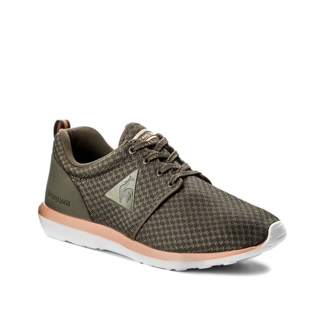 Женские сетчатые кроссовки Dynacomf темно-зеленого цвета Le Coq Sportif, зеленый — фото 2