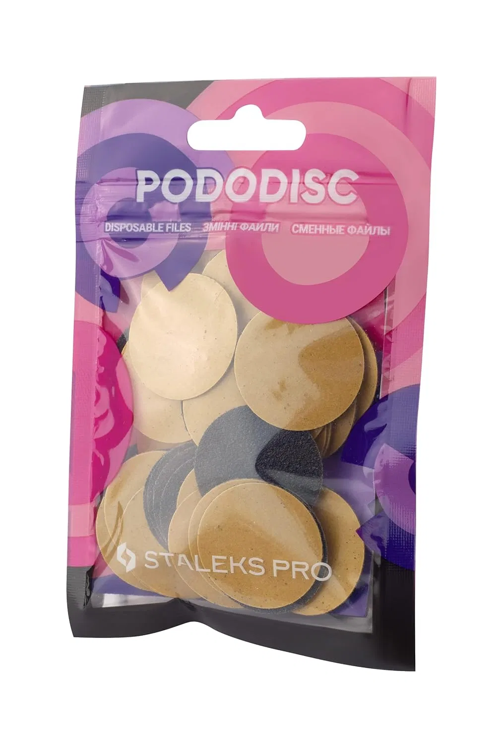 Сменные одноразовые клейкие диски STALEKS PRO Pododisc для педикюра Staleks