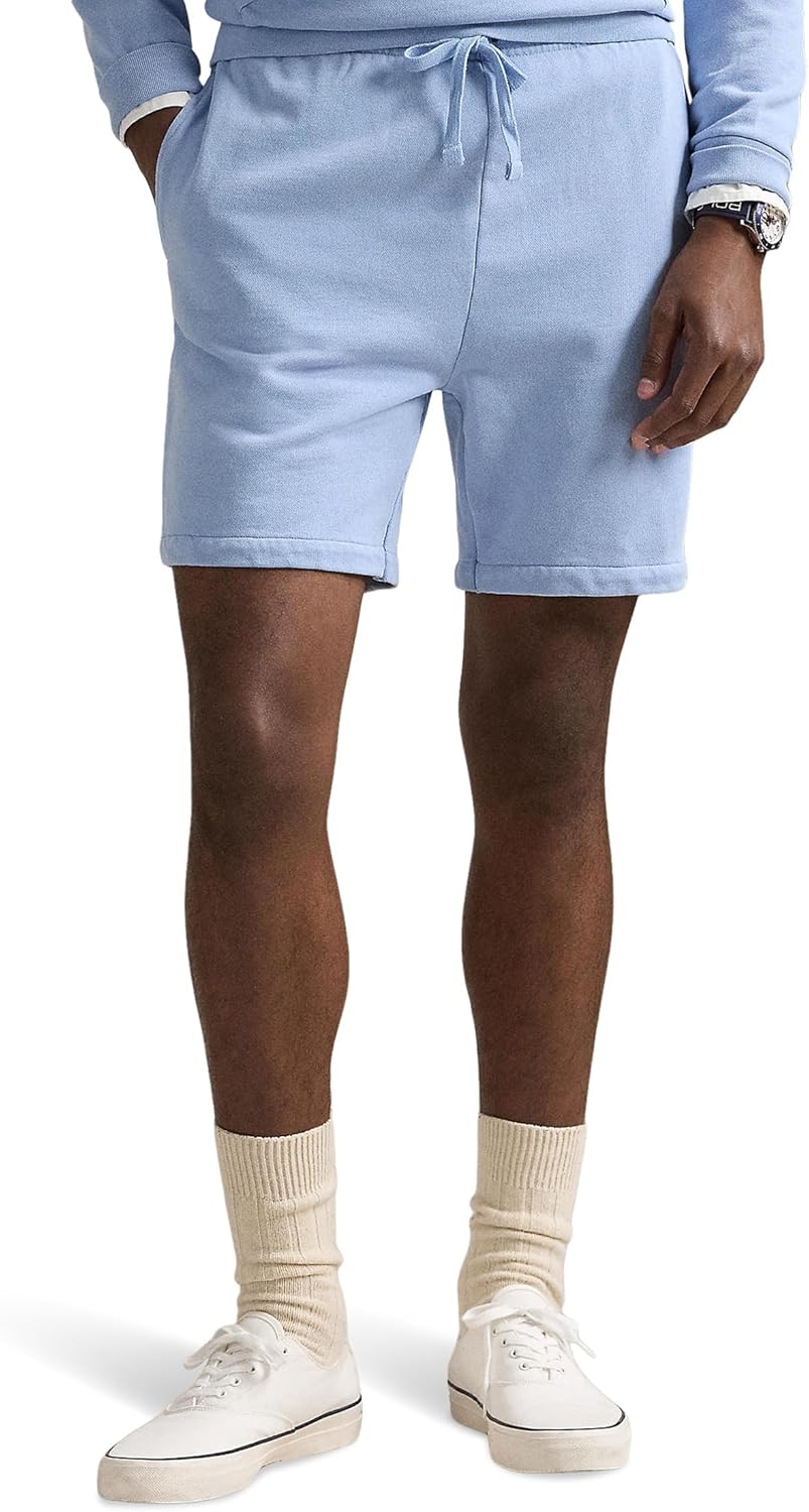 

POLO RALPH LAUREN Мужские шорты для спорта из петлистого футера 7", Chambray Blue