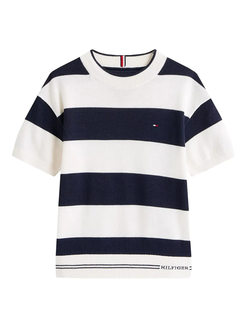 

Полосатая футболка Tommy Hilfiger Junior, синий