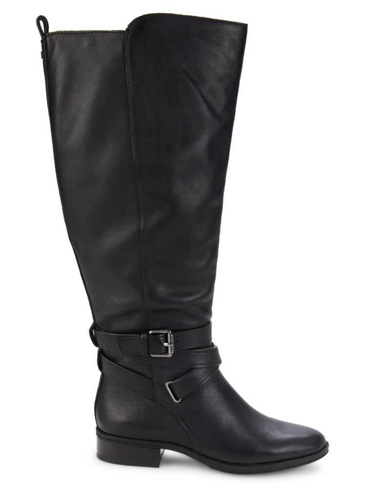 Кожаные сапоги до колена Pansy Sam Edelman, черный