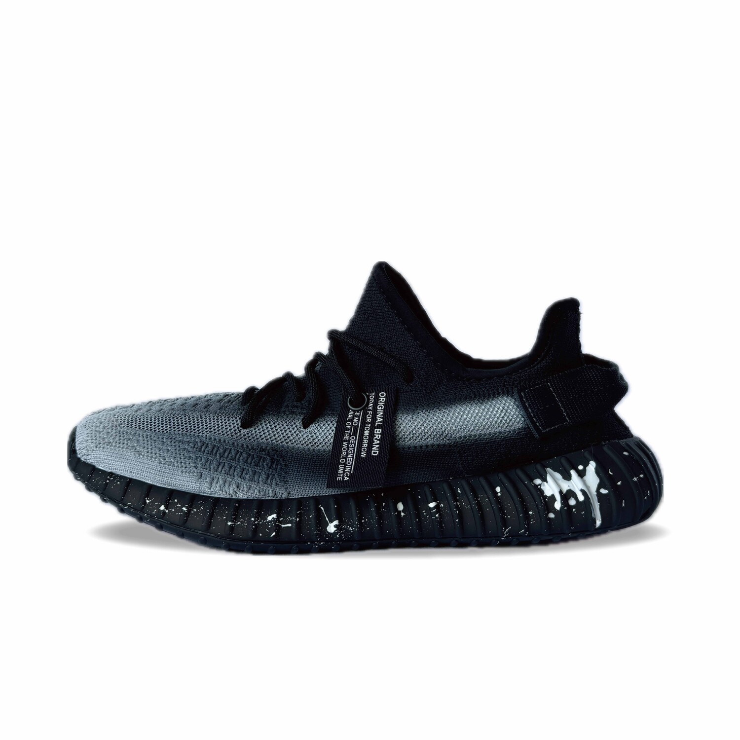 

Кроссовки adidas originals Yeezy Boost 350 Lifestyle Shoes Unisex Low-top Black/white, черный