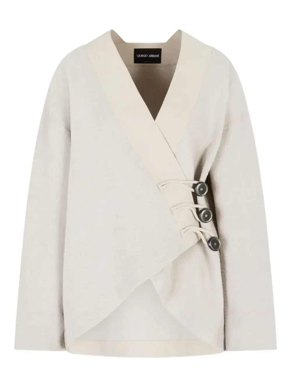 

Жакет из букле Giorgio Armani, серый