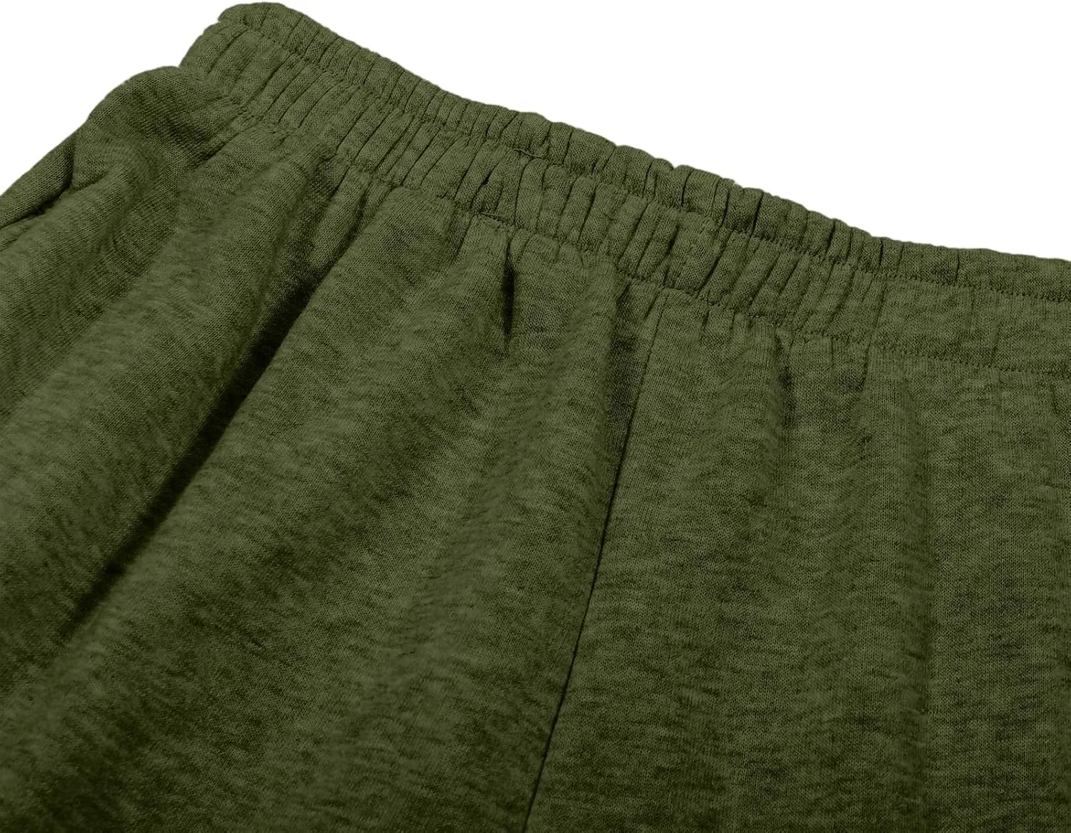 Мужской спортивный костюм из флиса, 2 предмета, army green, размеры S-XXXL — фото 4