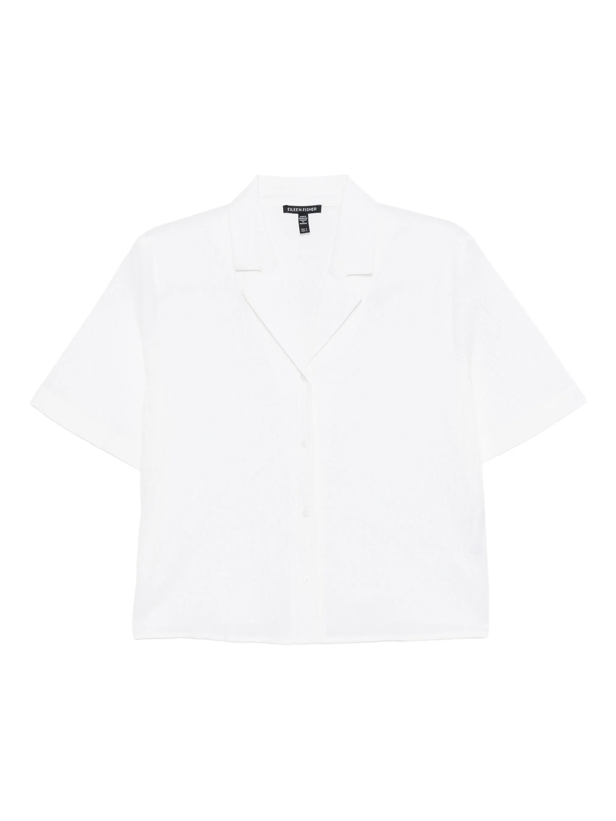 

Фактурная рубашка Eileen Fisher, белый