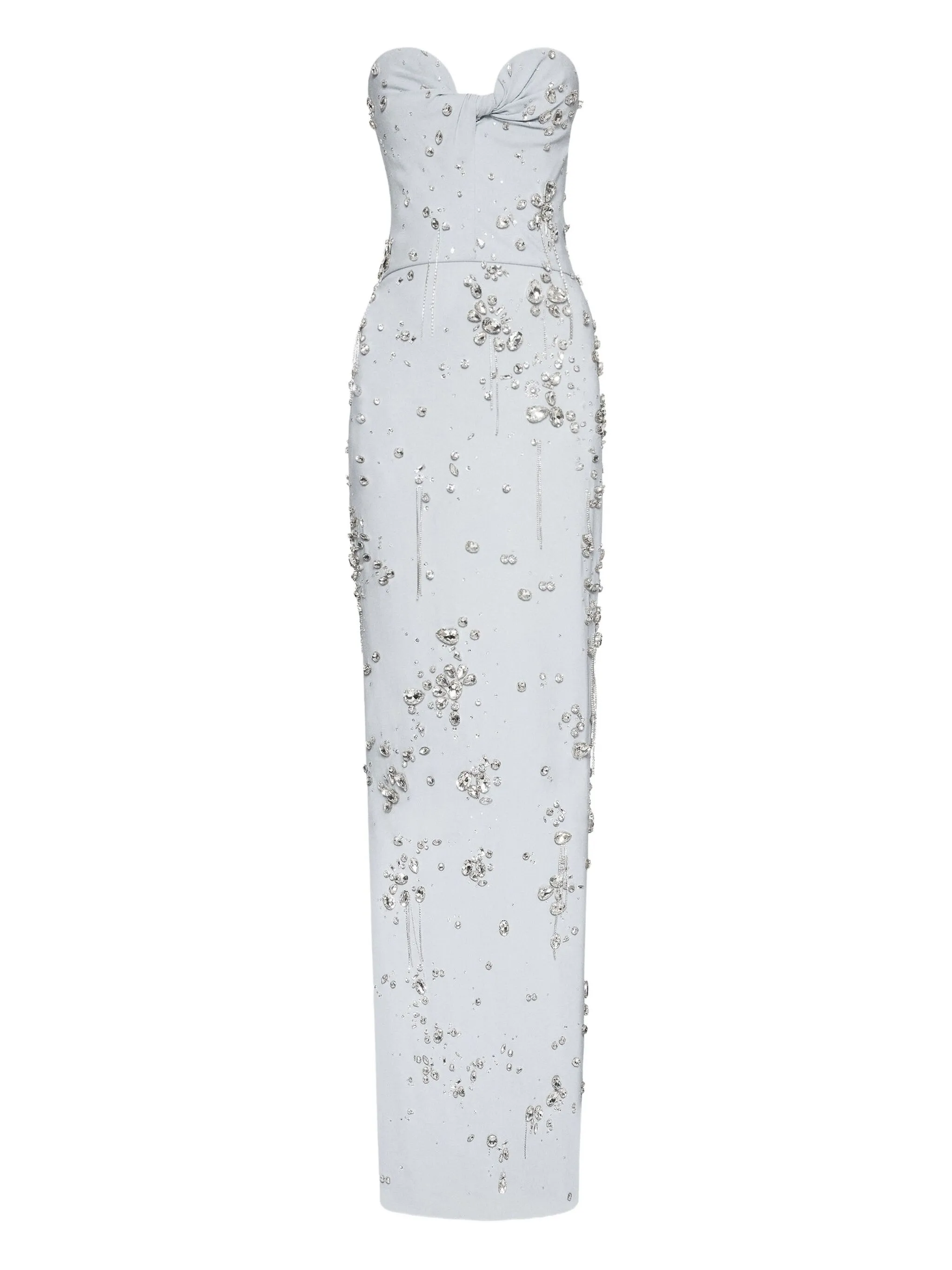 

Платье с кристаллами Oscar De La Renta, синий