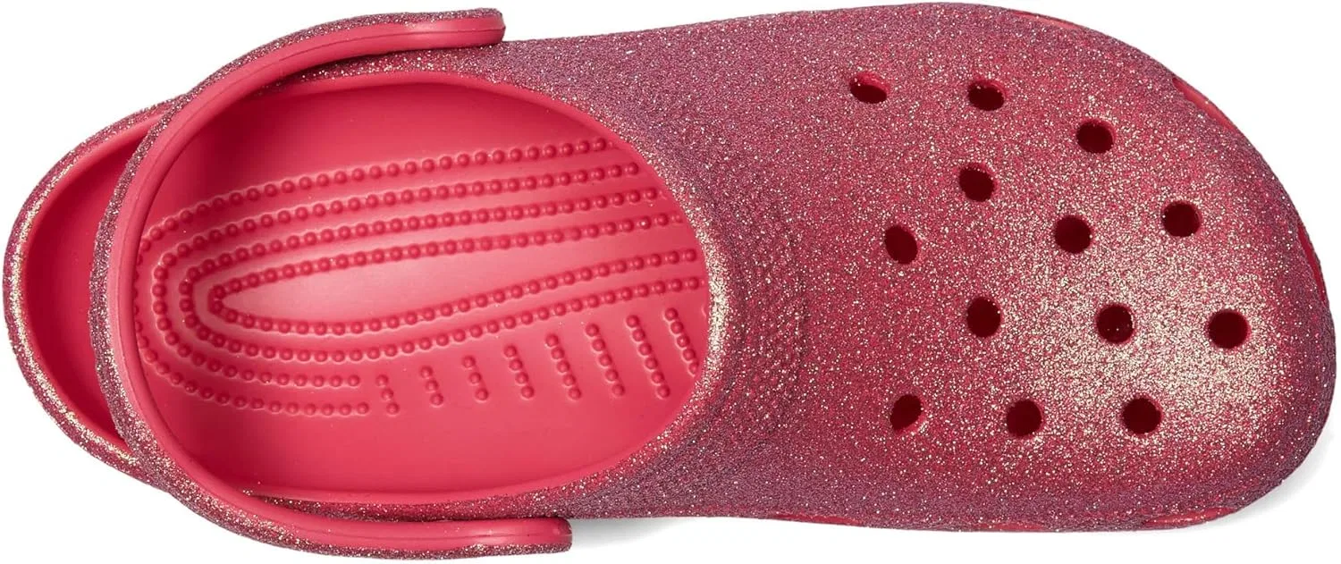 Классические сабо Crocs унисекс для взрослых с блестками, цвет «Драконий фрукт», размер 39/40 EU, Dragon Fruit — фото 2