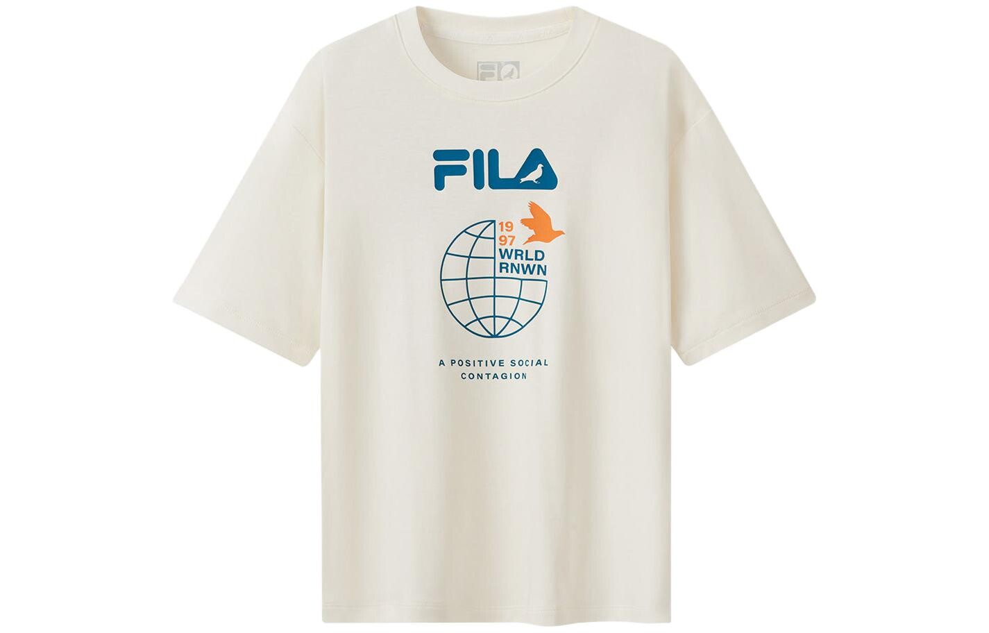 

Футболка GS Fila Kids, слоновая кость