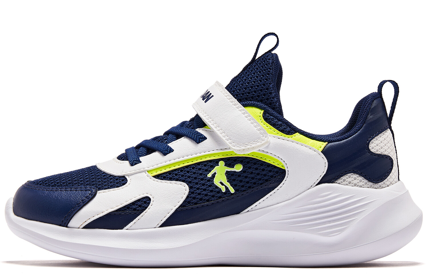 

Детские кроссовки GS Low-top Синие/Белые Qiaodan