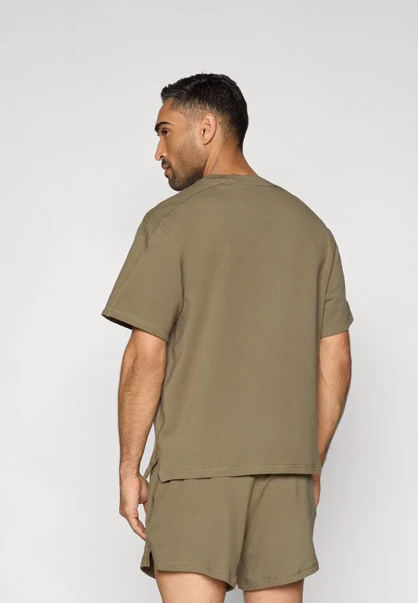 Футболка d4t, базовая футболка Adidas Performance, Olive Strata — фото 3