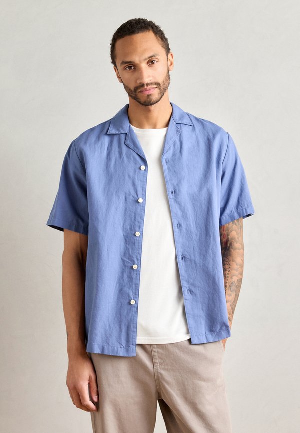 

Рубашка с воротником-стойкой Marc O'Polo Denim, голубой