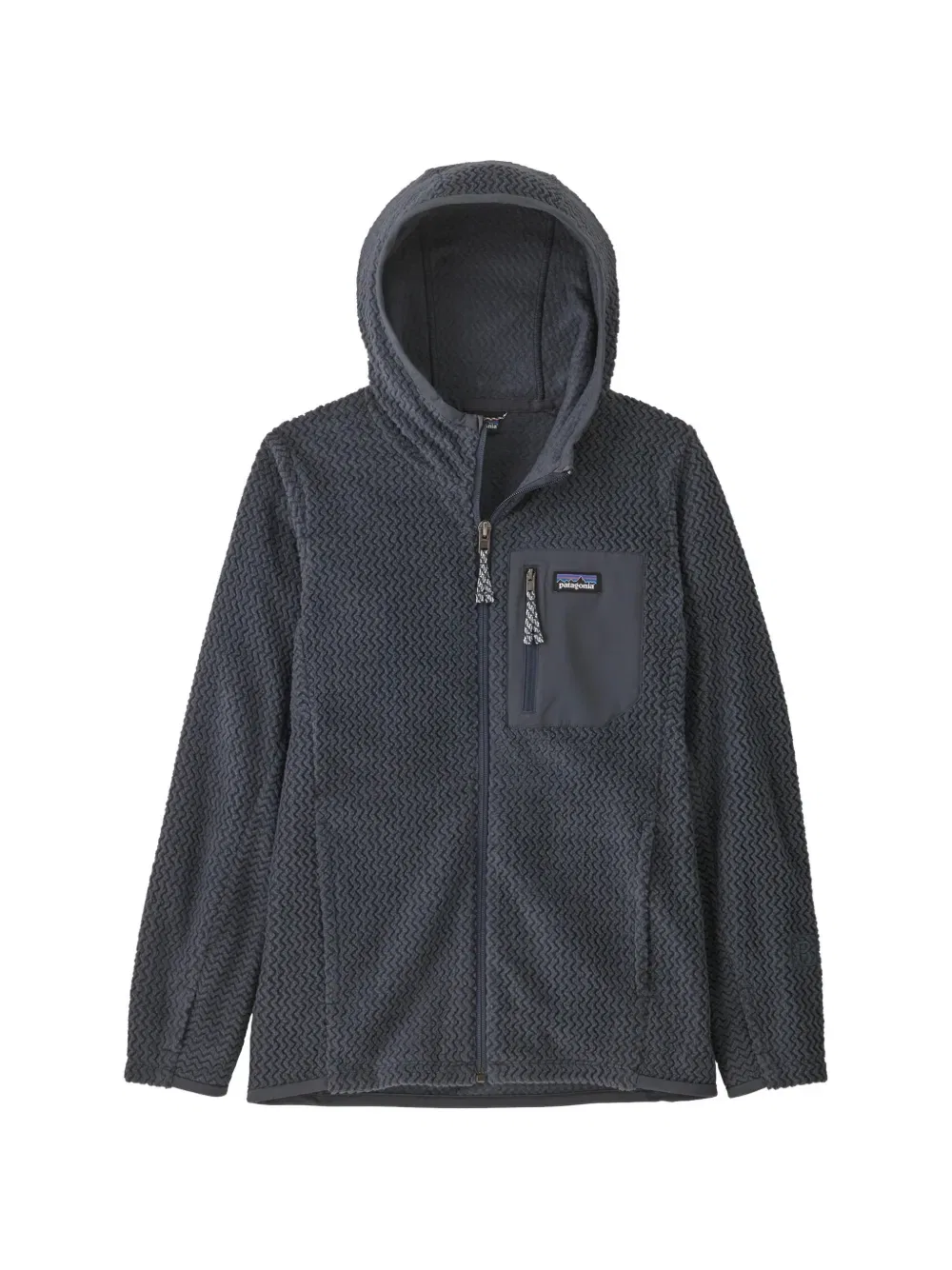 Худи R1 с текстурированной поверхностью Patagonia Kids, синий
