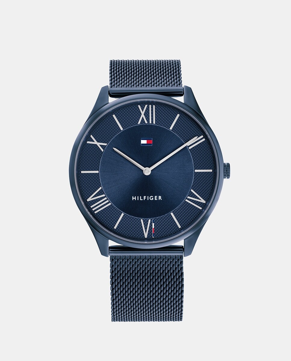 

Мужские часы Becker 1710514 из синей стали Tommy Hilfiger, синий