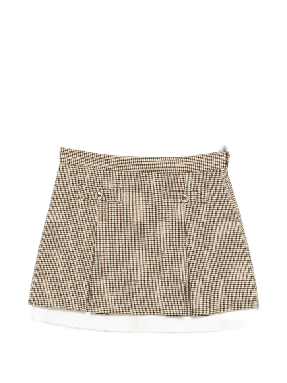 

Плиссированная мини-юбка на молнии Maje, коричневый