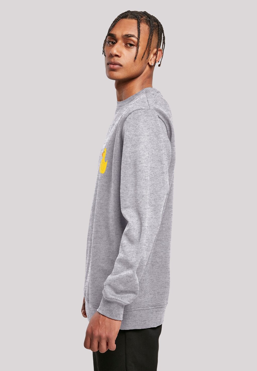 

Толстовка YELLOW RUBBER DUCK CREWNECK F4NT4STIC, серый
