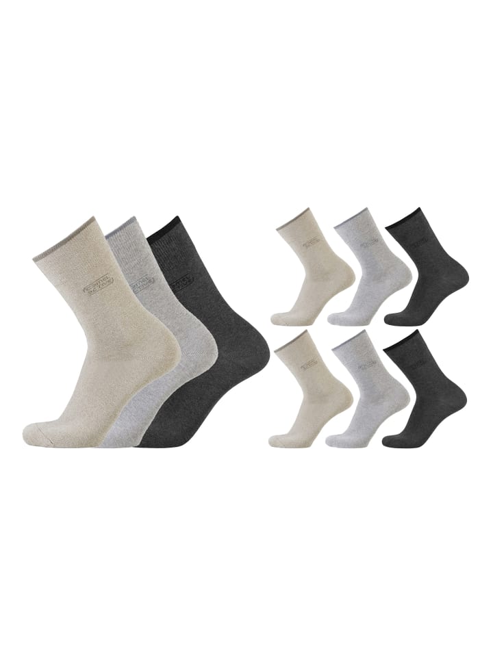 

Носки Camel Active 6 Paar Basicsocken halbhoch, цвет beige/grey/anthra