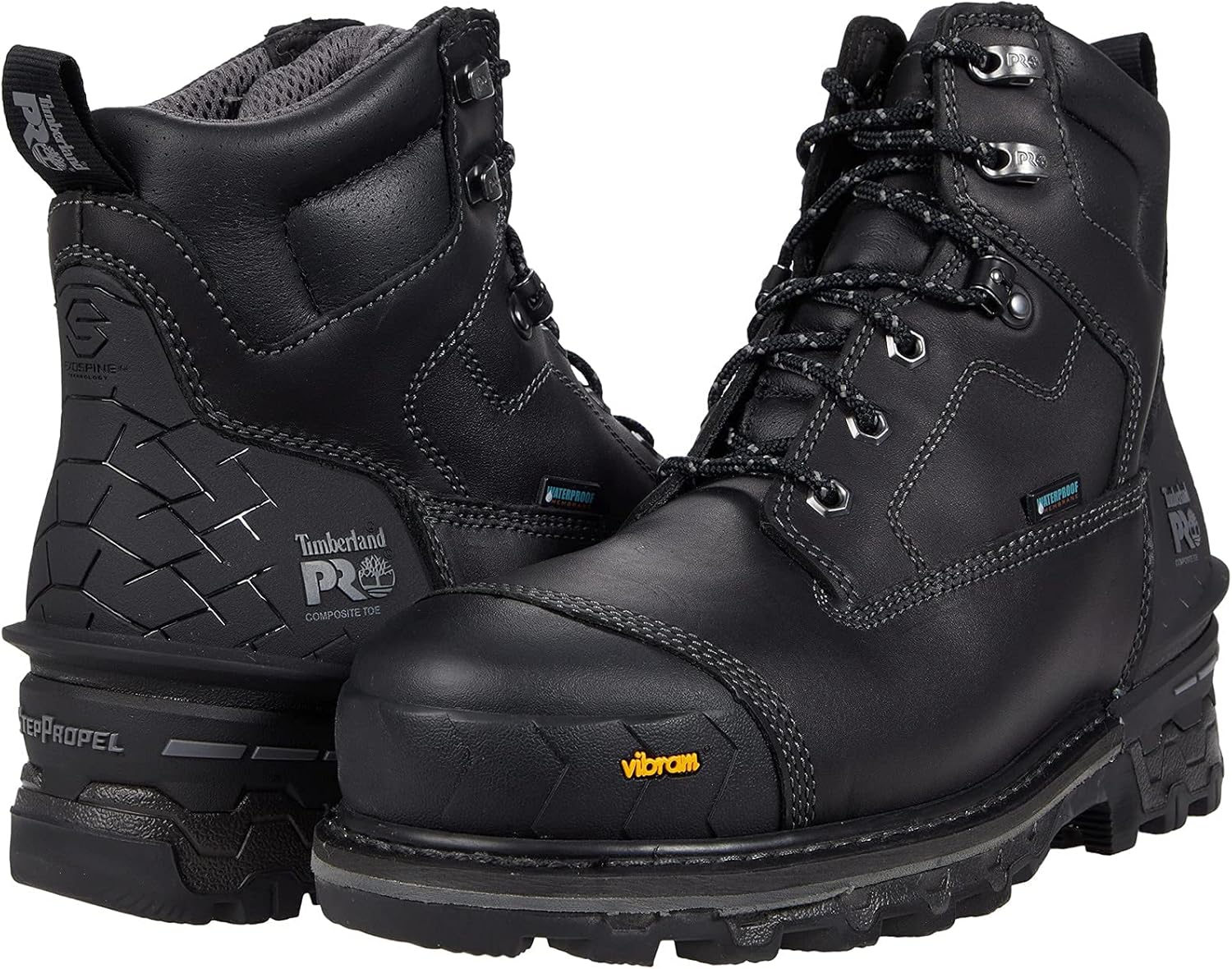 

Timberland PRO мужские рабочие ботинки Boondock HD с композитным мыском, Black: Black