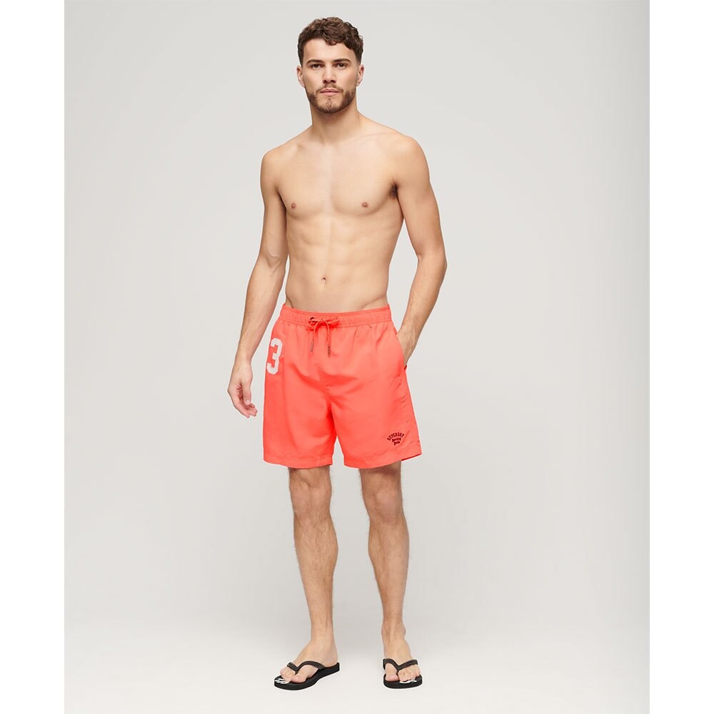 Шорты для плавания Superdry Vintage 17´´ Swimming Shorts, оранжевый — фото 4