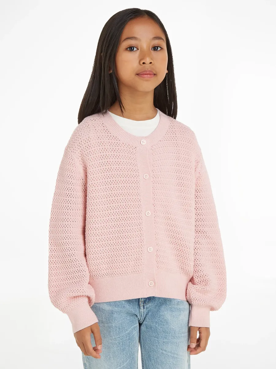 

Кардиган Tommy Hilfiger, розовый