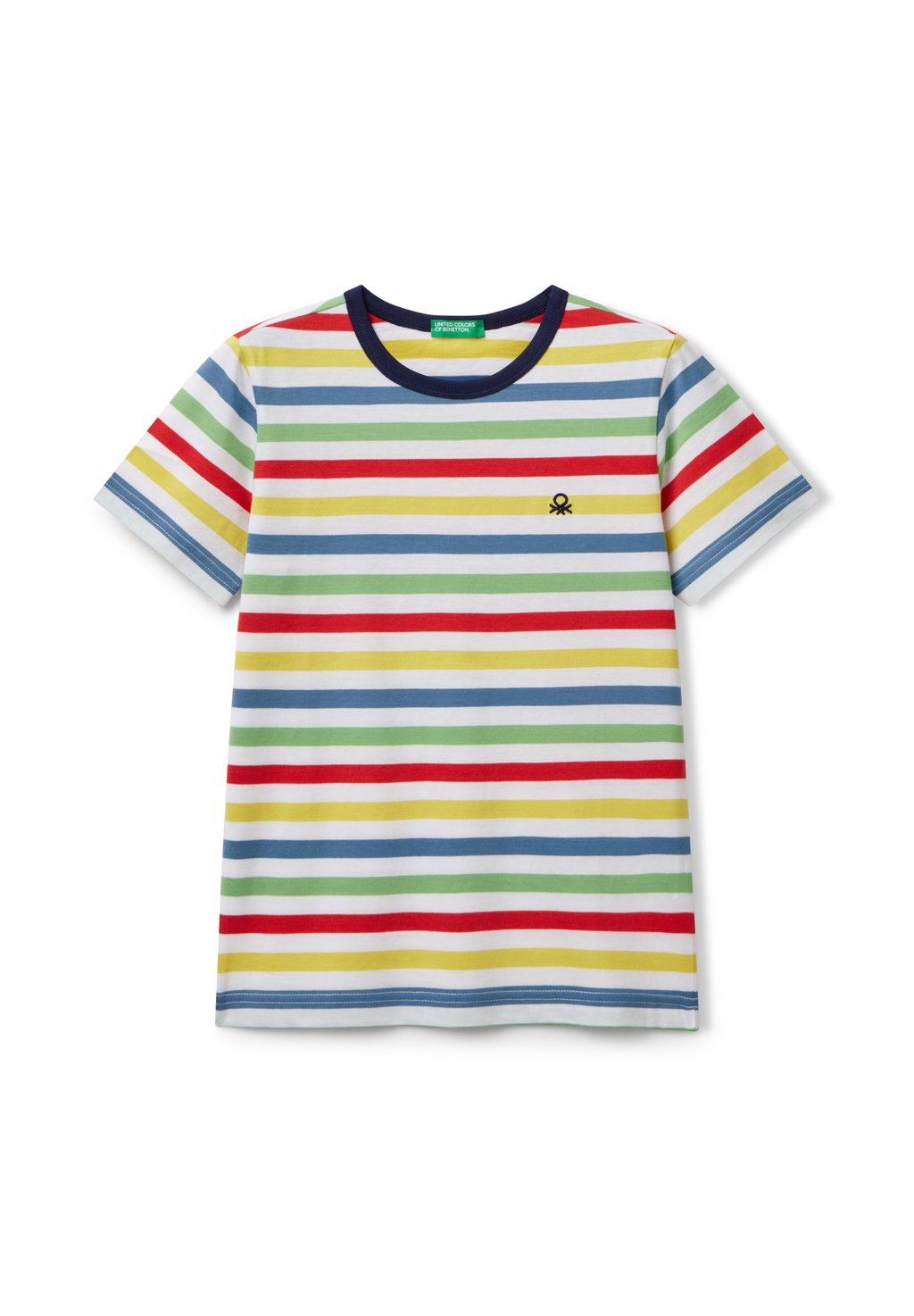 

Футболка с принтом STRIPED United Colors of Benetton, красный
