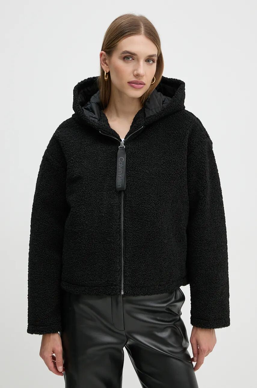 

Флисовая толстовка Calvin Klein Jeans, черный
