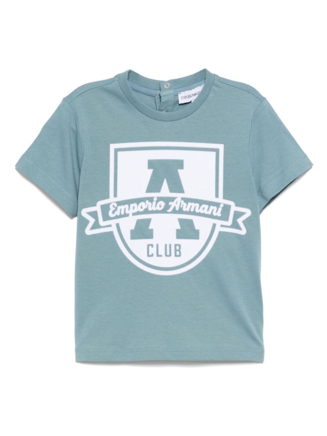 

Футболка с логотипом Emporio Armani Kids, синий