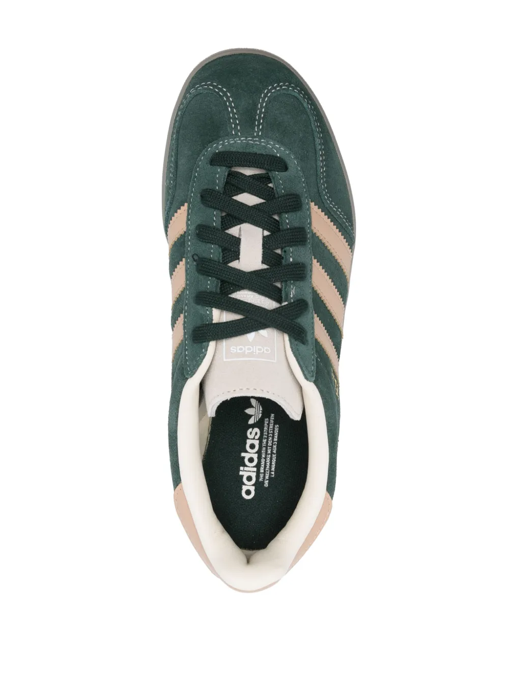 Кроссовки Gazelle Indoor adidas, зеленый — фото 4