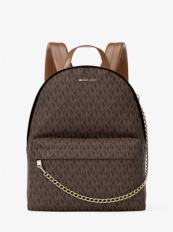 

Средний рюкзак с фирменным логотипом Slater Michael Kors, коричневый