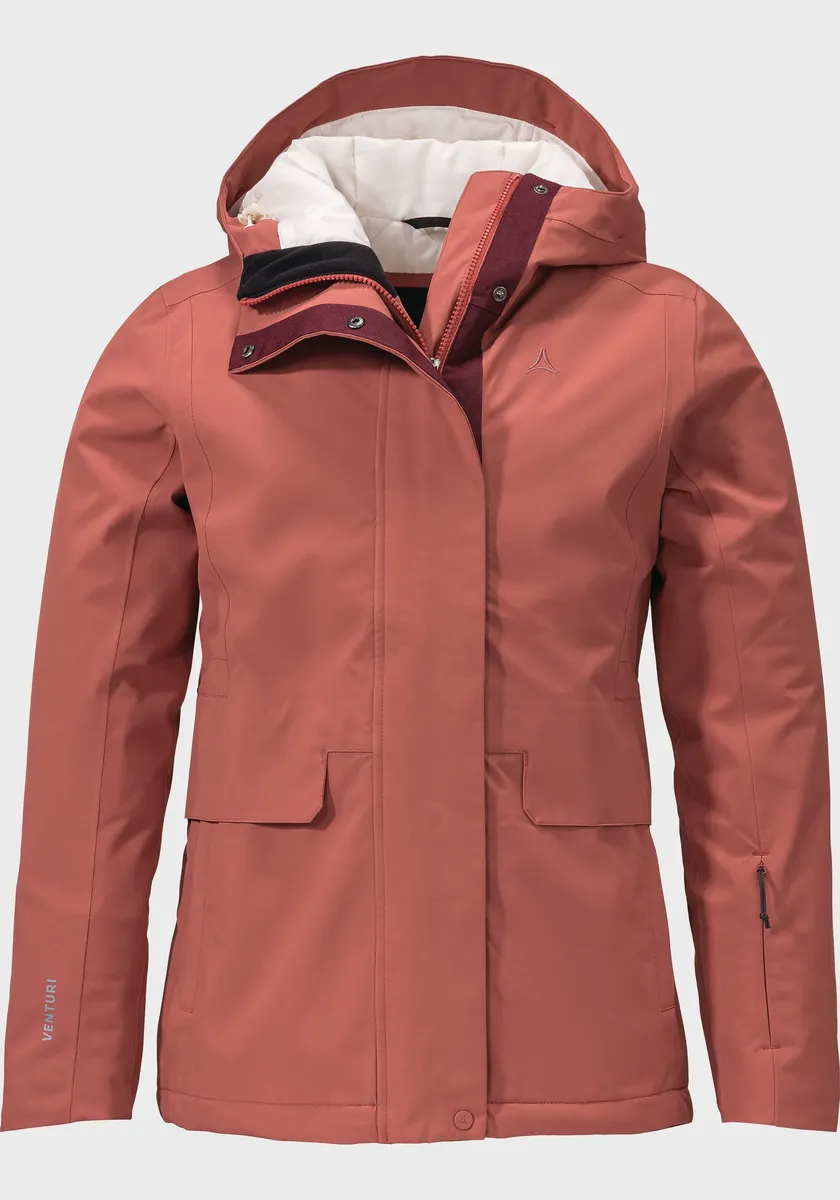 

Уличная куртка Schöffel "Ins Jacket Antwerpen L", с капюшоном, красный
