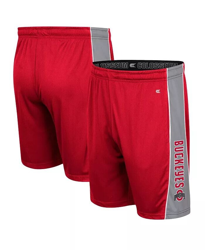 

Мужские шорты Scarlet Ohio State Buckeyes со вставками Colosseum, красный