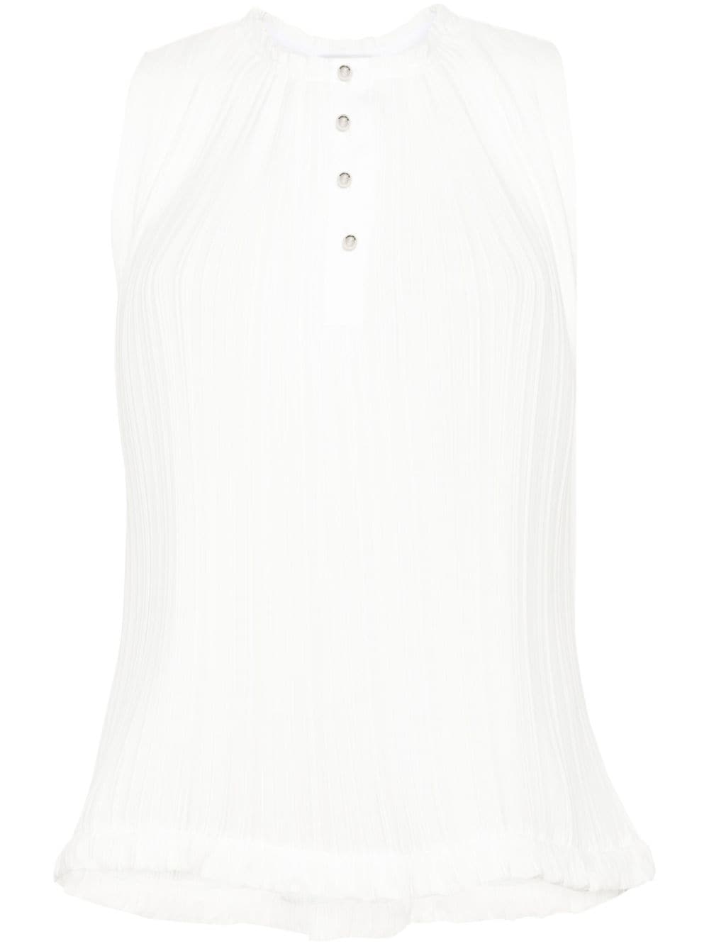

Женский топ Lanvin, белый