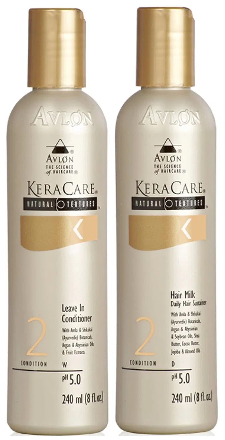 Несмываемый кондиционер и молочко для волос Keracare Natural Textures от Avlon Generisch