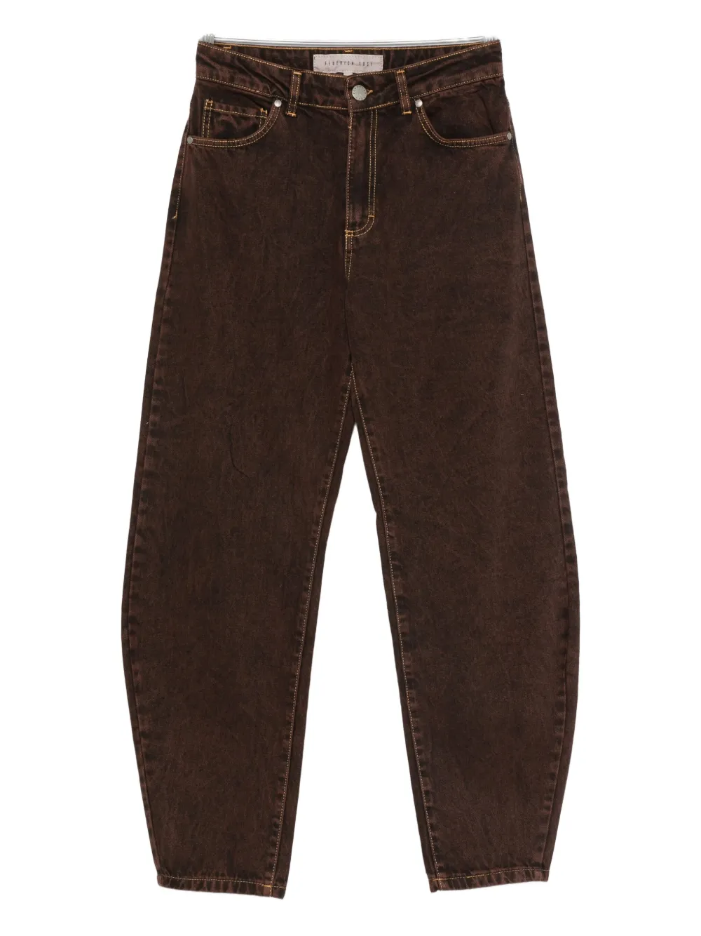 

Джинсы с пятью карманами Federica Tosi, коричневый