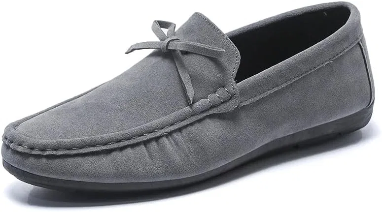 Лоферы мужские замшевые Grey, классические PUGHGAETZF